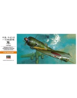 HASEGAWA 1/72 SCALE PLASTIC KIT - 00131 - Nakajima Ki43-II - Hayabusa (Oscar)