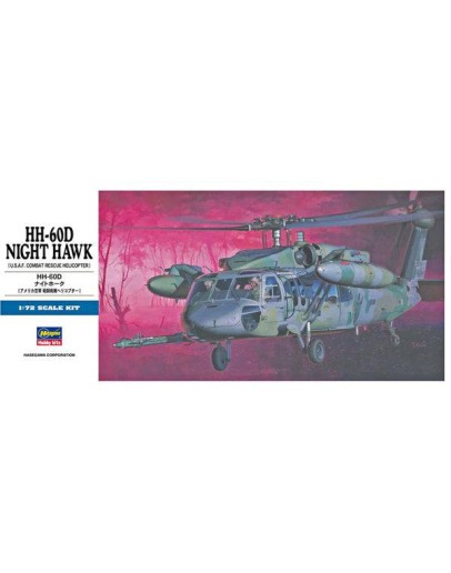 HASEGAWA 1/72 SCALE PLASTIC KIT - 00437 - HH-60D Night Hawk 
