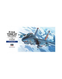 HASEGAWA 1/72 SCALE PLASTIC KIT - 00533 - F-14A Tomcat (High Visibility)