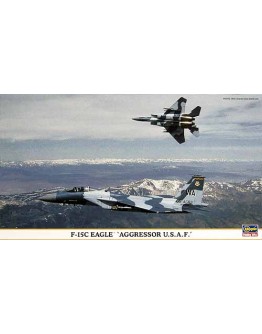 HASEGAWA 1/72 SCALE PLASTIC KIT - 00860 - F-15C EAGLE 'AGGRESSOR' HA00860