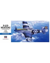 HASEGAWA 1/72 SCALE PLASTIC KIT - 010445 P-51 D-DAY HA010445