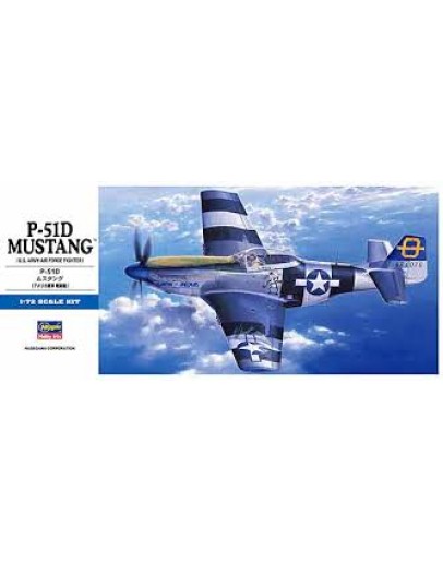 HASEGAWA 1/72 SCALE PLASTIC KIT - 010445 P-51 D-DAY HA010445