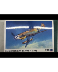 HASEGAWA 1/32 SCALE PLASTIC KIT - 08881 - MESSERSCHMITT BF109F-4 TROP - HA08881