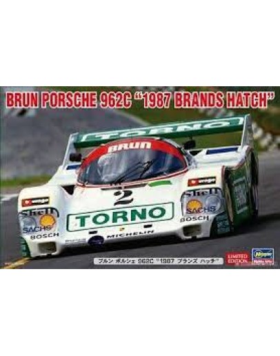 HASEGAWA 1/24 SCALE PLASTIC KIT - 20585 PORSCHE 926C 87 BRANDS HATCH HA20585