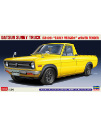 HASEGAWA 1/24 SCALE PLASTIC MODEL KIT - 20641 - DATSUN SUNNY TRUCK [GB120] EARLY VERSION w/OVER FENDERS
