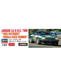 HASEGAWA 1/24 SCALE PLASTIC MODEL KIT - 20800 - Jaguar XJ-S H.E. TWR "1985 Bathurst 1000Km Race Winner"
