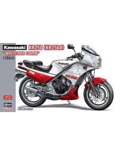 HASEGAWA 1/12 SCALE PLASTIC KIT - 21745 KAWAZAKI KR250 HA21745