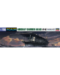 HASEGAWA 1/700 SCALE PLASTIC MODEL KIT - 49227 WATERLINE SERIES JAPANESE AIRCRAFT CARRIER AKAGI - HA49227