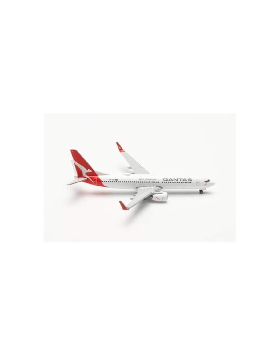 Herpa 1 500 Scale Die-cast Model - 535502 - Qantas Boeing 737-800 (vh 