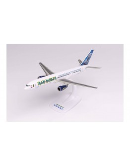 HERPA 1/200 SCALE PLASTIC SNAP FIT MODEL - 613255 - Iron Maiden Boeing 757-200 "Ed Force One" (Somewhere Back in Time World Tour 2008)