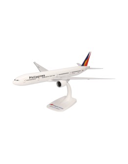 HERPA 1/200 SCALE PLASTIC SNAP FIT MODEL - 613873 - Philippine Airlines Boeing 777-300ER