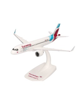 HERPA 1/200 SCALE PLASTIC SNAP FIT MODEL - 613910 - Eurowings Airbus A320neo