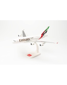 HERPA 1/200 SCALE PLASTIC SNAP FIT MODEL - 614054 - Emirates Airbus A380 "New Livery"