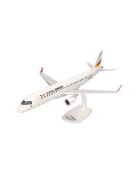 HERPA 1/100 SCALE PLASTIC SNAP FIT MODEL - 614214 - German Airways Embraer E-190