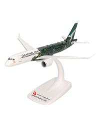 HERPA 1/200 SCALE PLASTIC SNAP FIT MODEL - 614399 - AIRBUS A220-300 - QANTASLINK FLYING ART SERIES - MINYMA KUTJARA TJUKURPA