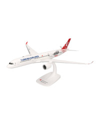 HERPA 1/200 SCALE PLASTIC SNAP FIT MODEL - 614689 - Turkish Airlines Airbus A350-900
