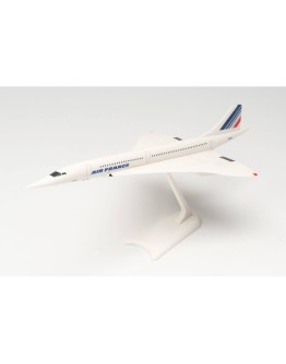 HERPA 1/250 SCALE PLASTIC SNAP FIT MODEL - 6581601 - Air France Concorde
