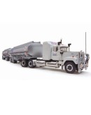 HIGHWAY REPLICAS 1/64 DIE-CAST TRUCK - HR12028 + 12972 - Mobile Tanker Raod Train + Extra Trailer & Dolly