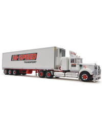 HIGHWAY REPLICAS 1/64 DIE-CAST TRUCK - HR12045 - Hi-Speed Transport Freight Semi
