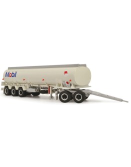 HIGHWAY REPLICAS 1/64 DIE-CAST TRUCK - HR12028 + 12972 - Mobile Tanker Raod Train + Extra Trailer & Dolly