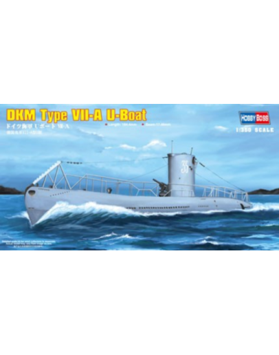 HOBBY BOSS 1/350 SCALE MODEL SUBMARINE KIT - 83503 - DKM Type VII-A U-Boat