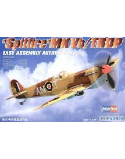 HOBBY BOSS 1/72 SCALE MODEL AIRCRAFT KIT - 80214 - SPITFIRE MK VB TROP HB80214