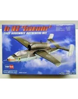 HOBBY BOSS 1/72 SCALE MODEL AIRCRAFT KIT - 80239 - HE162 SALAMANDER HB80239