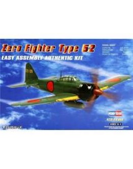 HOBBY BOSS 1/72 SCALE MODEL AIRCRAFT KIT - 80241 - JAPANESE ZERO FIGHTER TYPE 52 HB80241