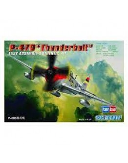 HOBBY BOSS 1/72 SCALE MODEL AIRCRAFT KIT - 80257 - P47D THUNDERBOLT HB80257