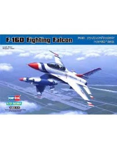 HOBBY BOSS 1/72 SCALE MODEL AIRCRAFT KIT - 80275 - F-16D FIGHTING FALCON HB80275