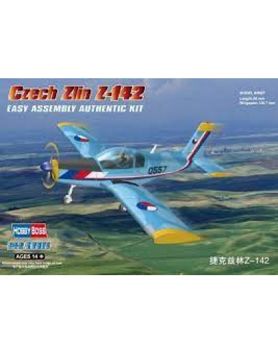 HOBBY BOSS 1/72 SCALE MODEL AIRCRAFT KIT - 80282 - CZECH ZLIN Z-142 HB80282