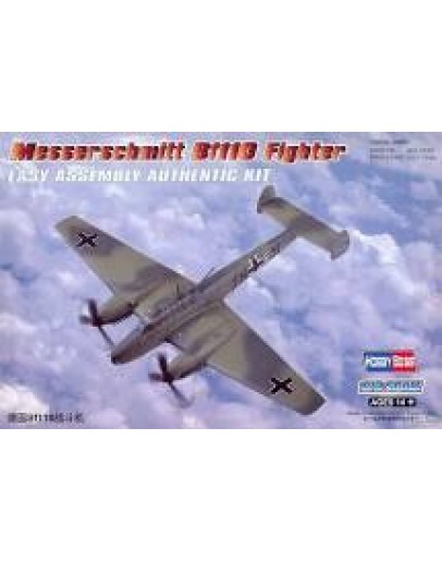 HOBBY BOSS 1/72 SCALE MODEL AIRCRAFT KIT - 80292 - MESSERSCMITT BF110 FIGHTER -HB80292