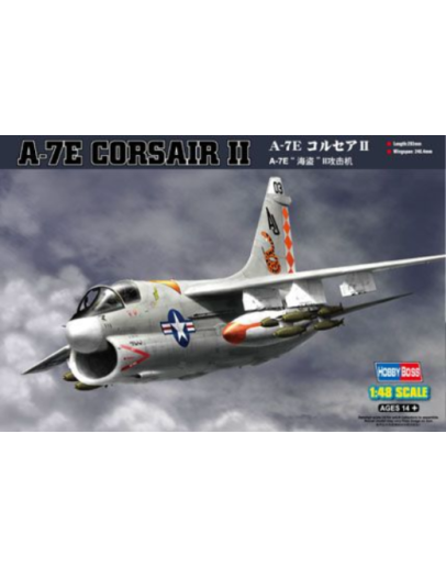 HOBBY BOSS 1/48 SCALE MODEL AIRCRAFT KIT - 80345 - A-7E Corsair II