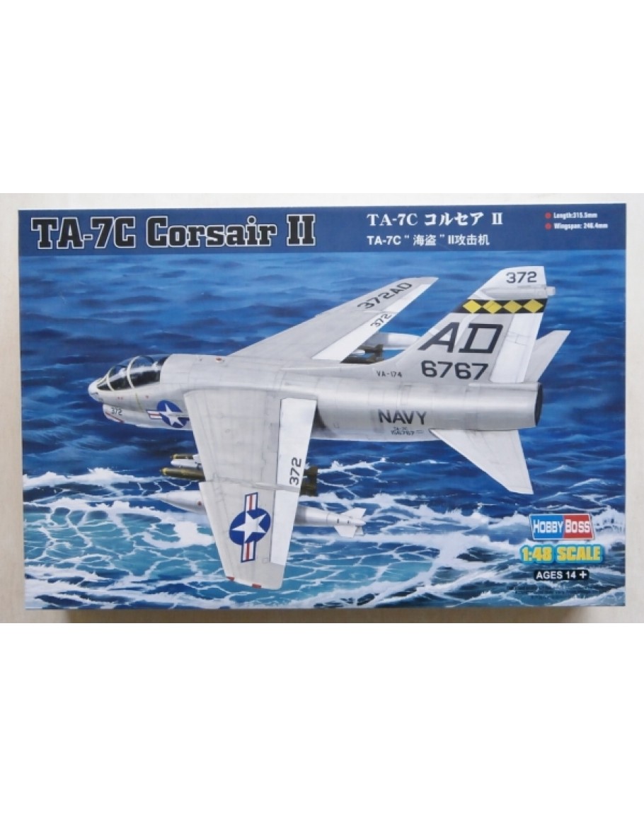 HOBBY BOSS 1/48 SCALE MODEL AIRCRAFT KIT - 80346 - LTV A-7C CORSAIR II ...