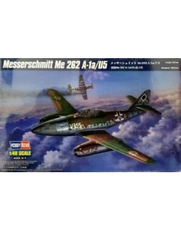 HOBBY BOSS 1/48 SCALE MODEL AIRCRAFT KIT - 80373 - GERMAN WW II MESSERSCHMITT ME 262 A-1A/U5 - HB80373