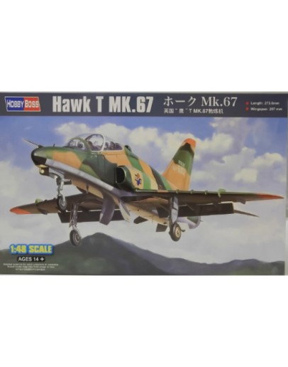 HOBBY BOSS 1/48 SCALE MODEL AIRCRAFT KIT - 81734 - BAE HAWK T MK67