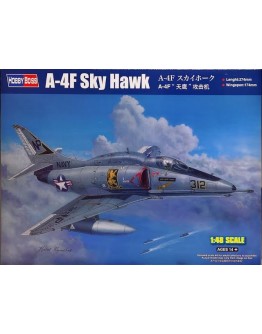 HOBBY BOSS 1/48 SCALE MODEL AIRCRAFT KIT - 81765 - DOUGLAS A-4F SKYHAWK HB81765