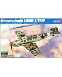 HOBBY BOSS 1/48 SCALE MODEL AIRCRAFT KIT - 81793 - MESSERSCHMITT BF 109E-4 /TROP FIGHTER WW2 HB81793