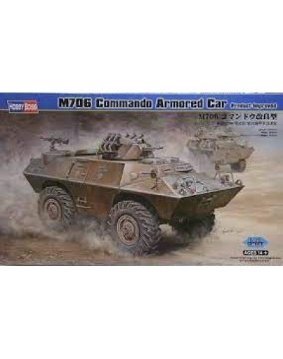 HOBBY BOSS 1/35 SCALE MILITARY MODEL KIT - 82419 - M706 COMMANDO ARMORED CAR HB82419