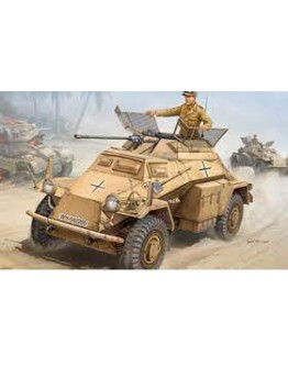 HOBBY BOSS 1/35 SCALE MILITARY MODEL KIT - 82442 - GERMAN  SDKFZ 222 AMEDCAR HB82442