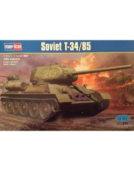HOBBY BOSS 1/16 SCALE MILITARY MODEL KIT - 82602 - SOVIET T-34/85 TANK HB82602