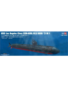 HOBBY BOSS 1/350 SCALE MODEL SUBMARINE KIT - 83530 - USS Los Angeles Class SSN-688/VLS/6881 *3 IN 1