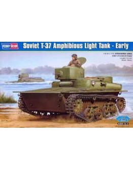 HOBBY BOSS 1/35 SCALE MILITARY MODEL KIT - 83818 - SOVIET T-37 AMPHIBIOUS LIGHT TANK - EARLY HB83818