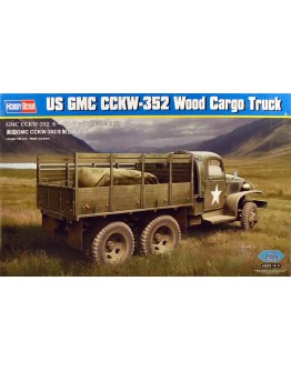HOBBY BOSS 1/35 SCALE MILITARY MODEL KIT - 83832 - US GMC CCKW-352 WOOD CARGO TRUCK HB83832