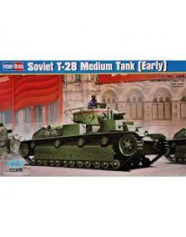 HOBBY BOSS 1/35 SCALE MILITARY MODEL KIT - 83851 - SOVIET T-28 MEDIUM TANK EARLY  HB83851