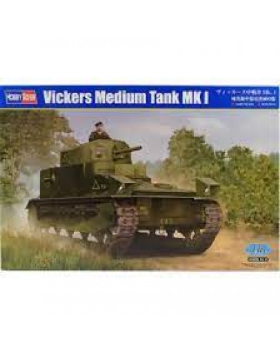 HOBBY BOSS 1/35 SCALE MILITARY MODEL KIT - 83878 -  WWI VICKERS MEDIUM TANK MK 1 HB83878