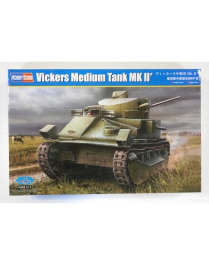 HOBBY BOSS 1/35 SCALE MILITARY MODEL KIT - 83880 - VICKERS MEDIUM TANK MK II