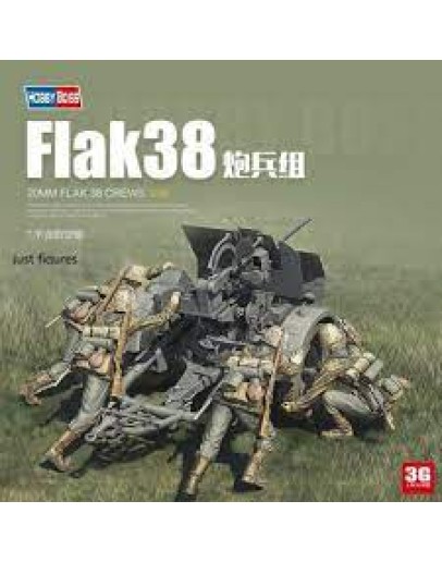 HOBBY BOSS 1/35 SCALE MILITARY MODEL KIT - 84418 - GERMAN FLACK GUN HB84418