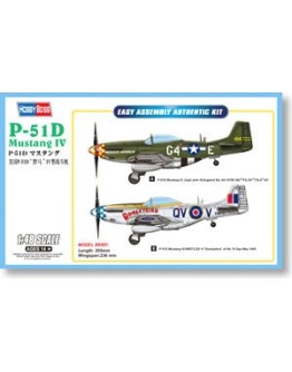 HOBBY BOSS 1/48 SCALE MODEL AIRCRAFT KIT - 85802 -  P-51D MUSTANG IV HB85802