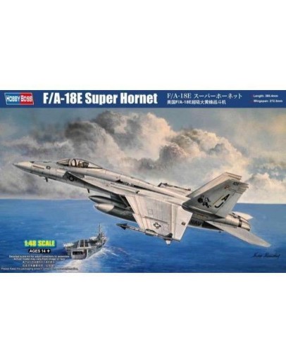 HOBBY BOSS 1/48 SCALE MODEL AIRCRAFT KIT - 85812 - F/A-18E Super Hornet